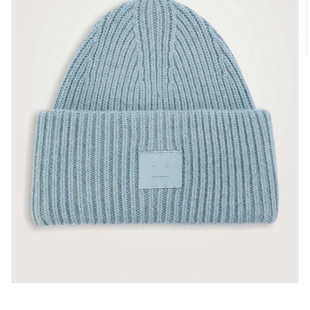 Acne Studios Blue Knit Beanie